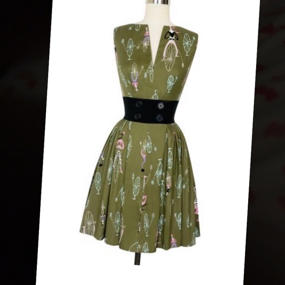 Trashy Diva Dresses & Skirts - Trashy Diva Mime Time Bitsy Middy Dress